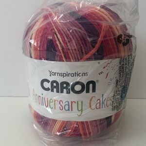 Yarnspirations Caron‎ Anniversary Cakes Yarn Berry Ripple Limited Edition 35.3oz